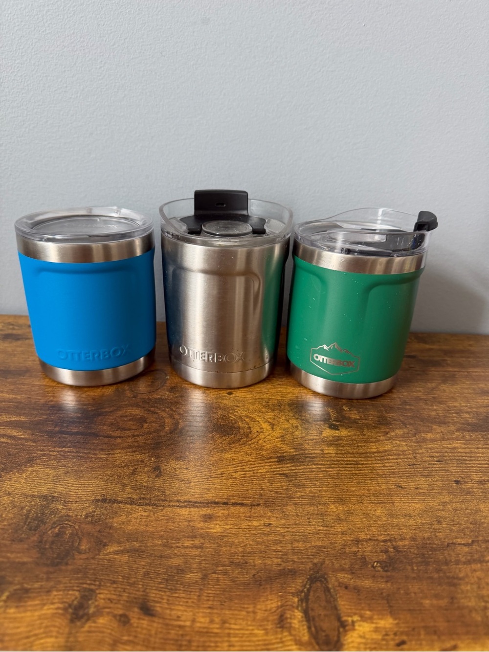 OtterBox‎ Elevation 10 Oz Stainless Steel Insulated Tumbler Lot of 3 With Lids